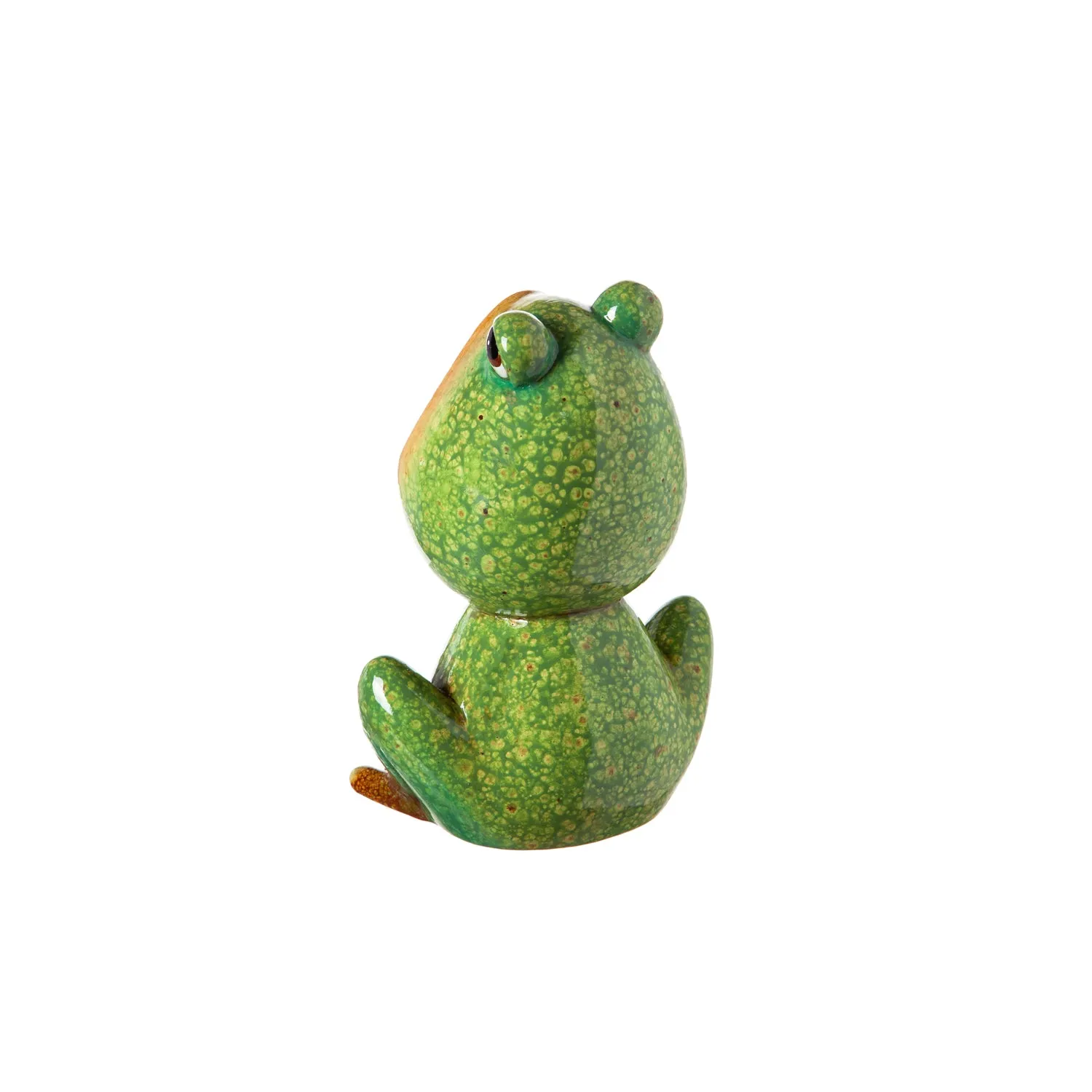 10"H Terracotta Bird Feeder, Frog,2cg455