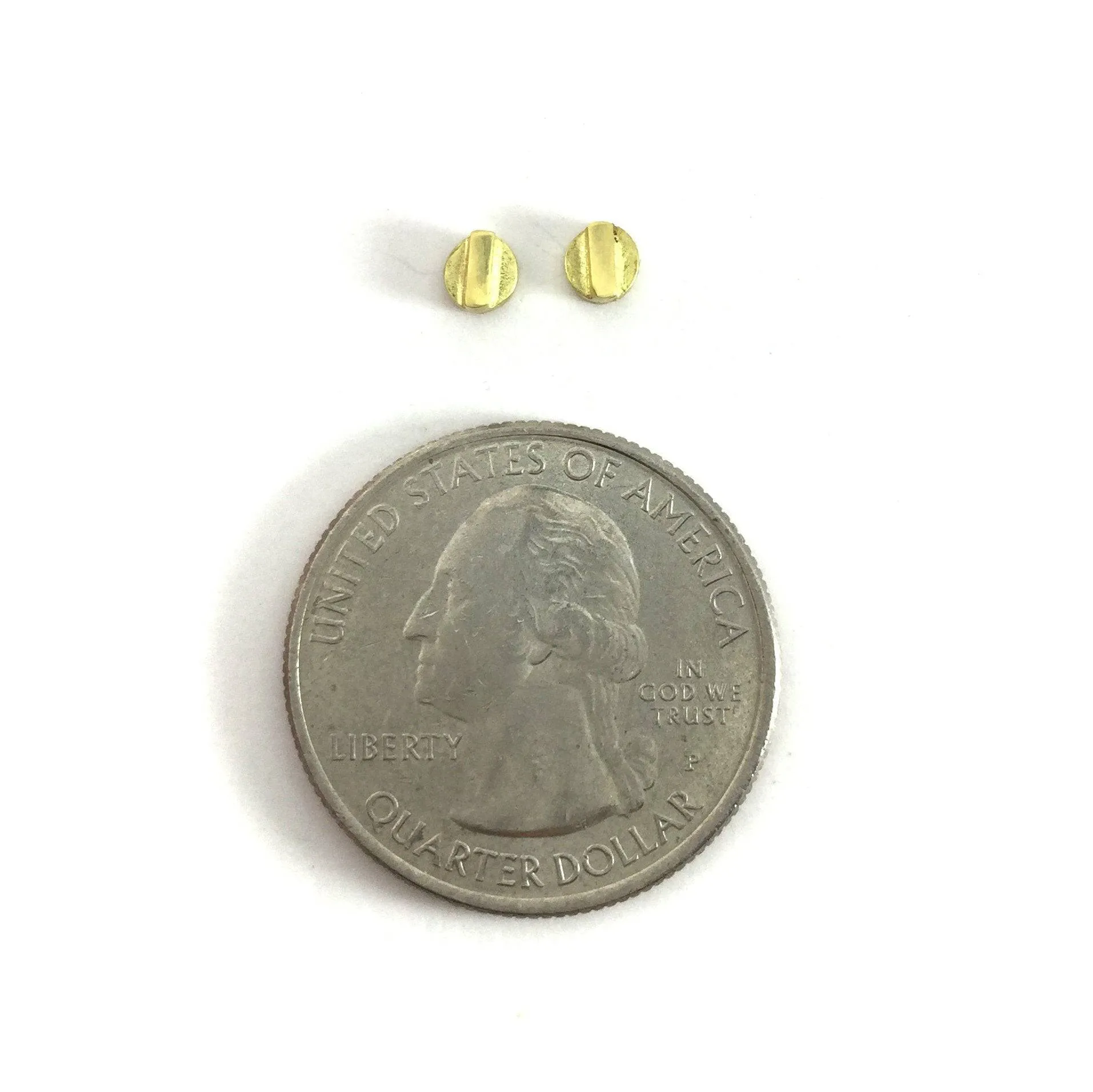 18k Line Studs - Small