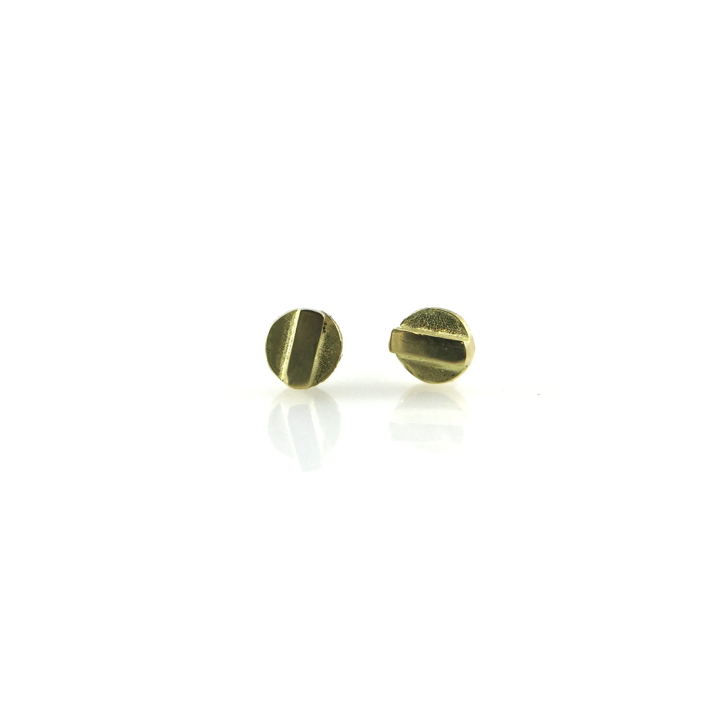 18k Line Studs - Small