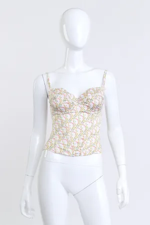 2005 S/S Floral Bustier