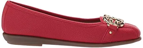 Aerosoles Women's Big Bet Flat Heel, Red, 9