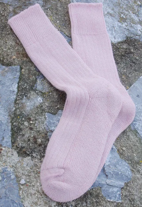 Alpaca Short Ribbed Socks