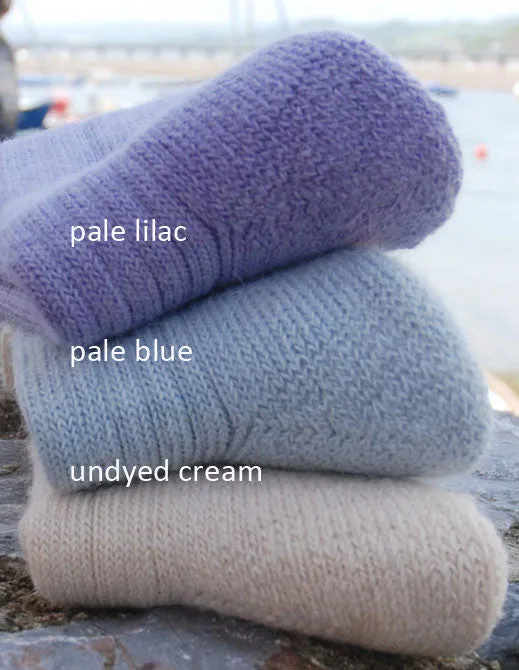 Alpaca Short Ribbed Socks