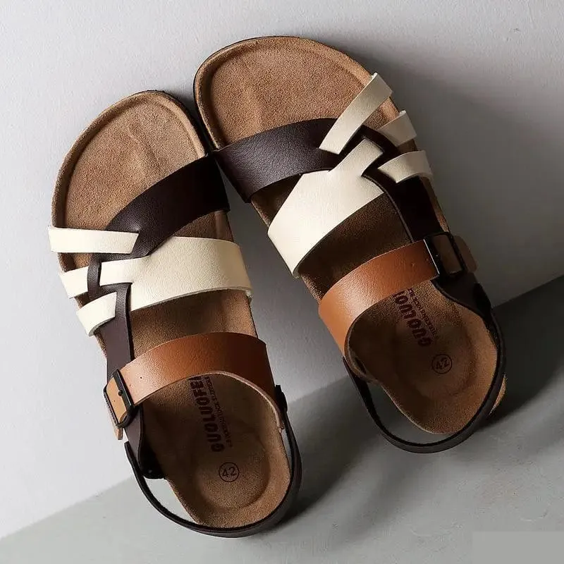 Astrid™ | Orthopedic Leather Sandals