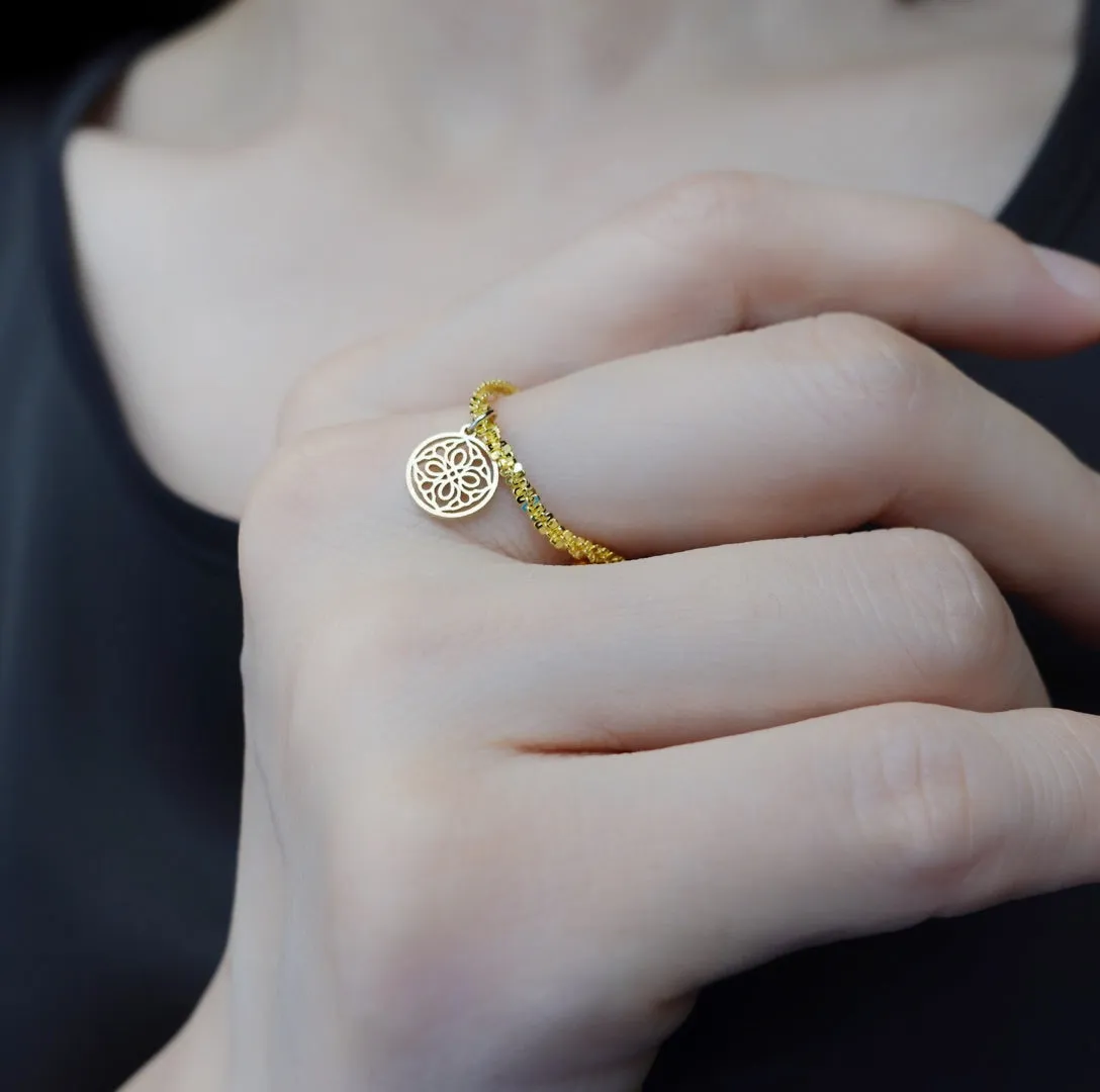 Auspicious Origin Ring in Sterling Silver