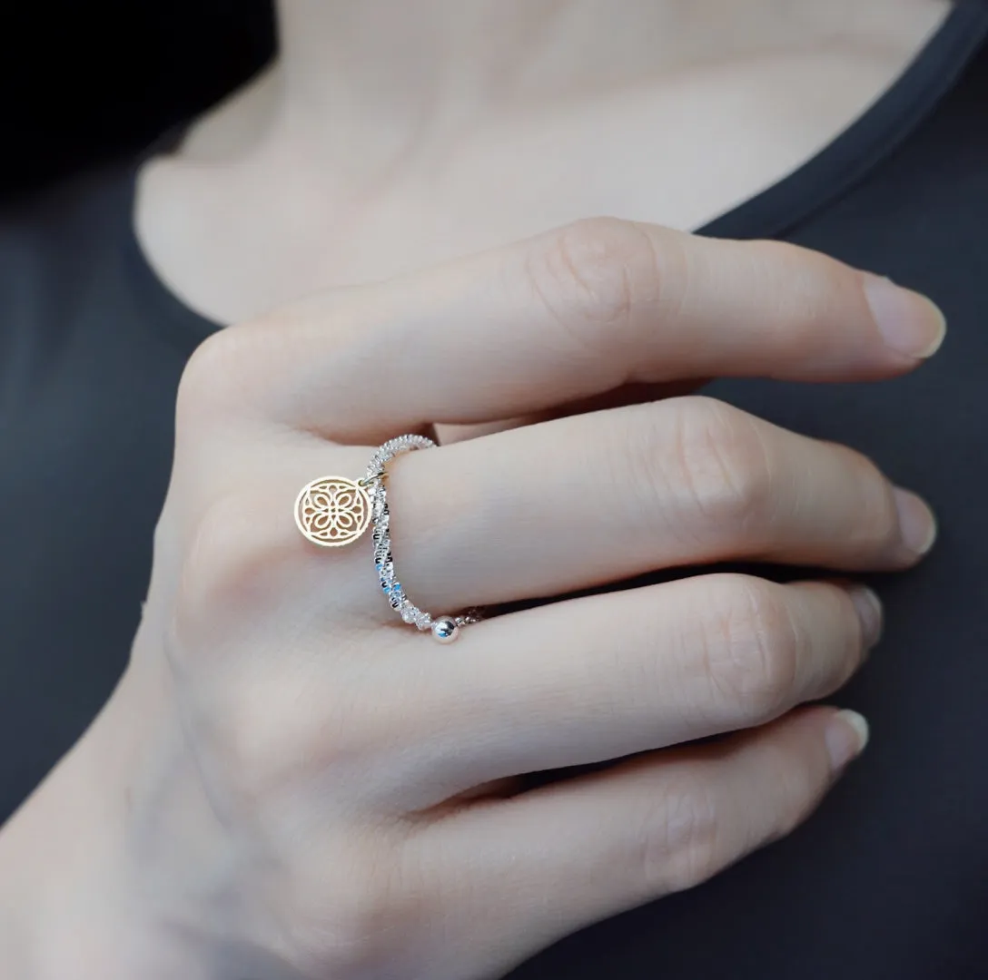 Auspicious Origin Ring in Sterling Silver