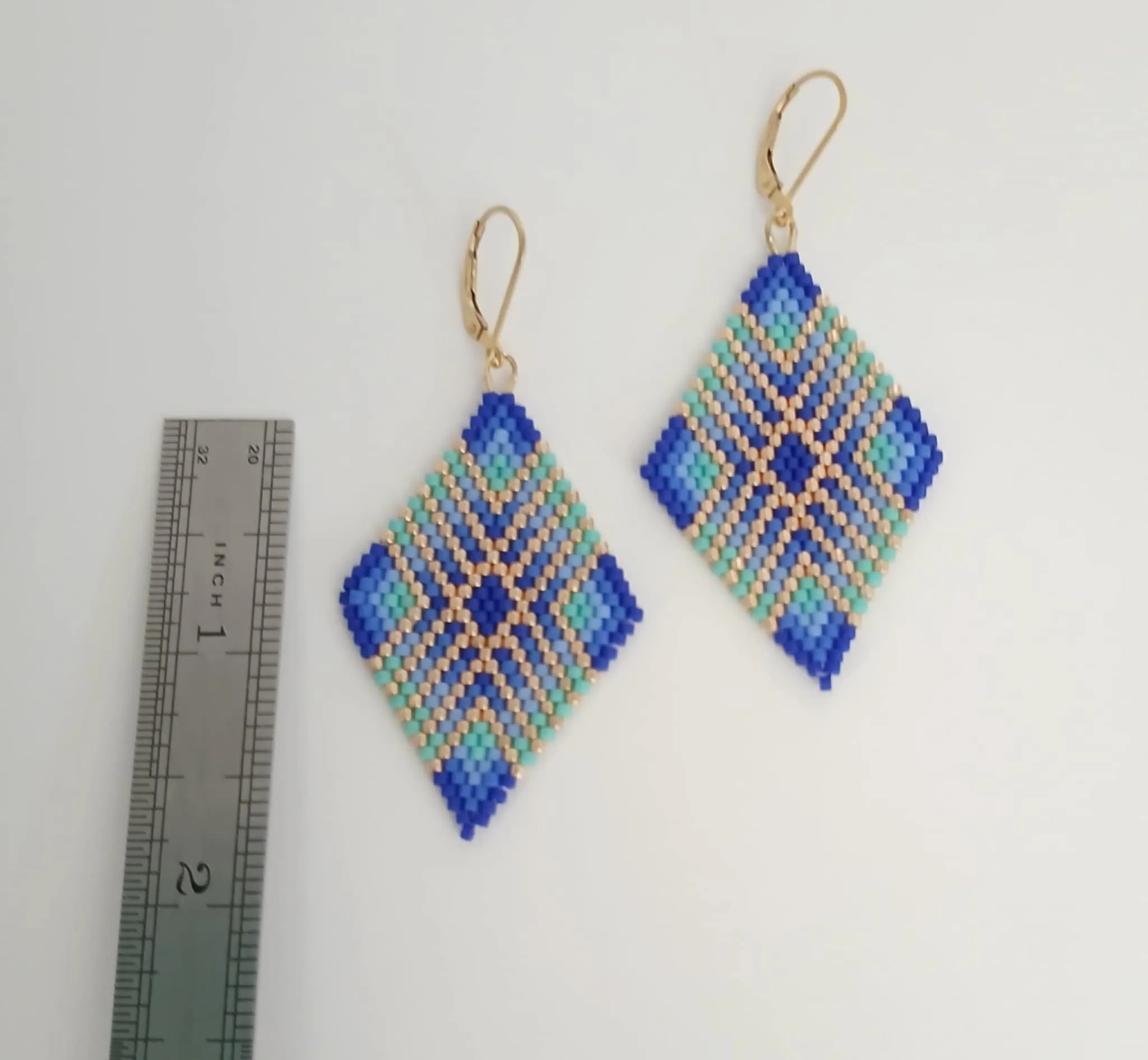 Aztec sky earrings