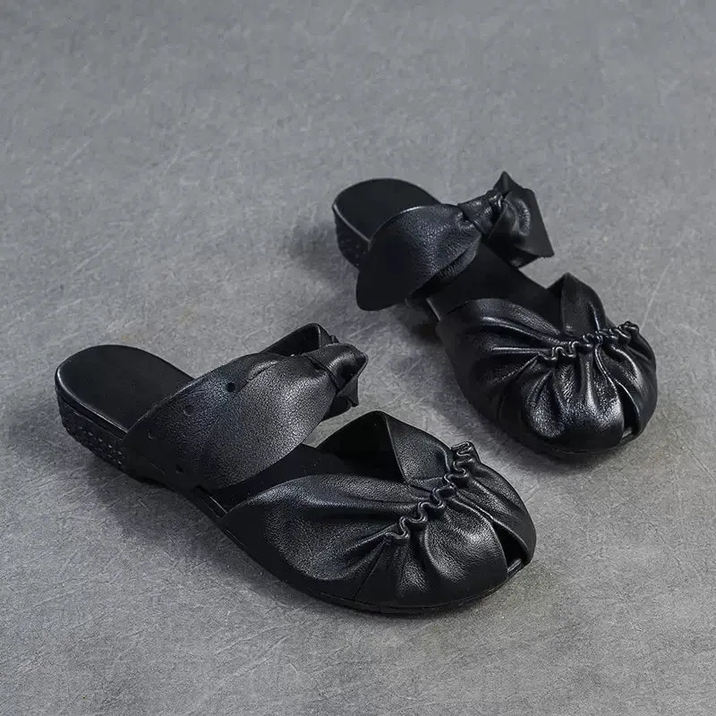Babakud Women Comfort Ribbon Mules