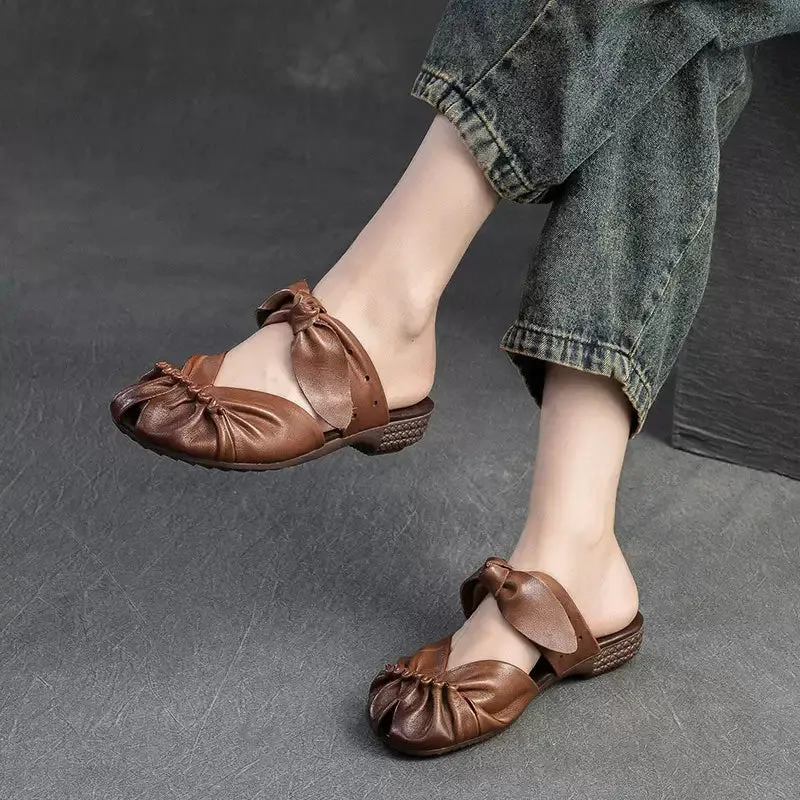 Babakud Women Comfort Ribbon Mules