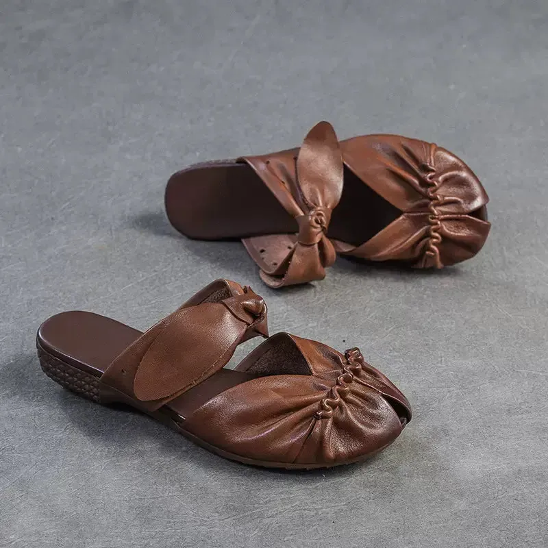 Babakud Women Comfort Ribbon Mules