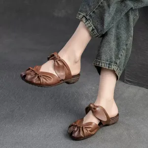 Babakud Women Comfort Ribbon Mules