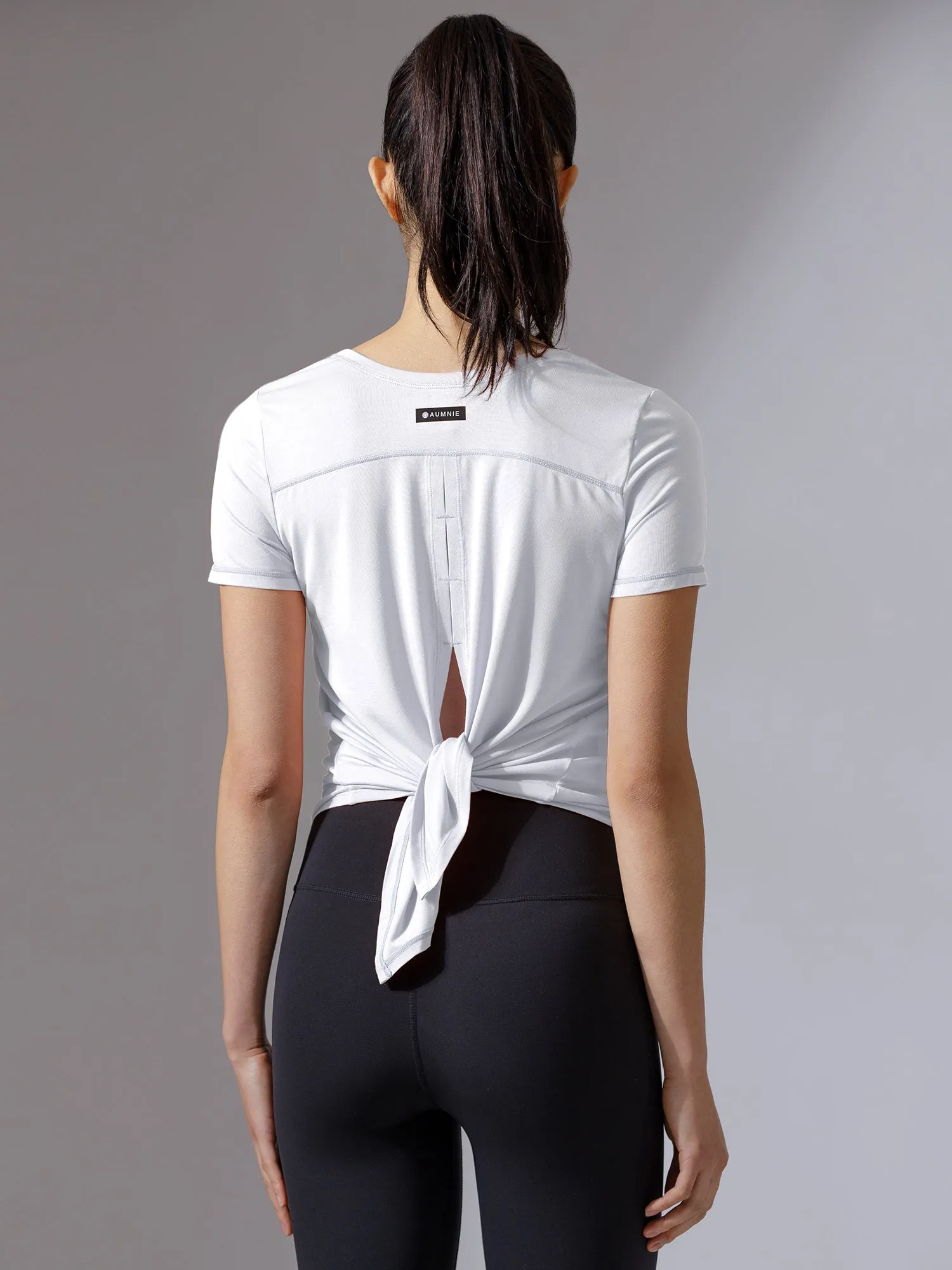 BACK TIE EVERYDAY SHORT SLEEVE TEE