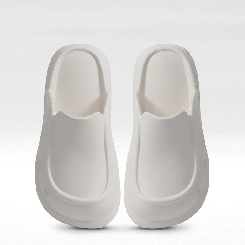Baotou Thick Bottom Fashion Slippers Outerwear Home Shoes EVA Non-slip Casual Beach Shoes
