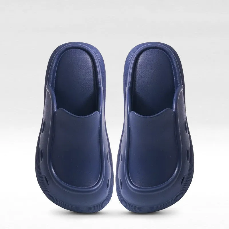 Baotou Thick Bottom Fashion Slippers Outerwear Home Shoes EVA Non-slip Casual Beach Shoes