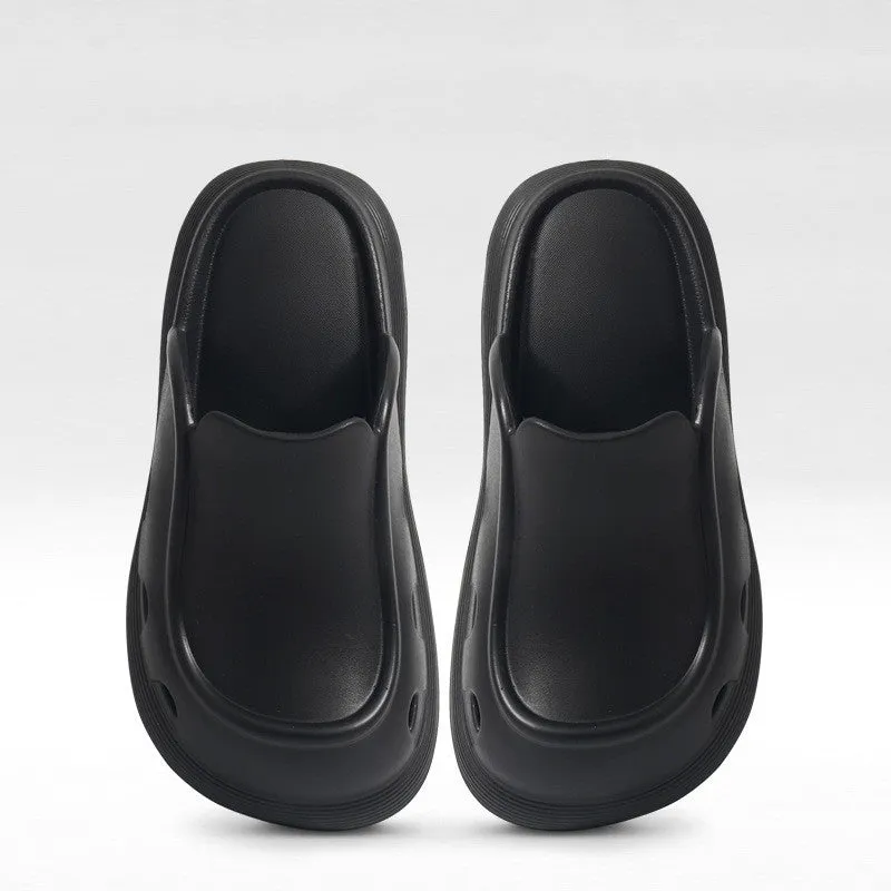 Baotou Thick Bottom Fashion Slippers Outerwear Home Shoes EVA Non-slip Casual Beach Shoes