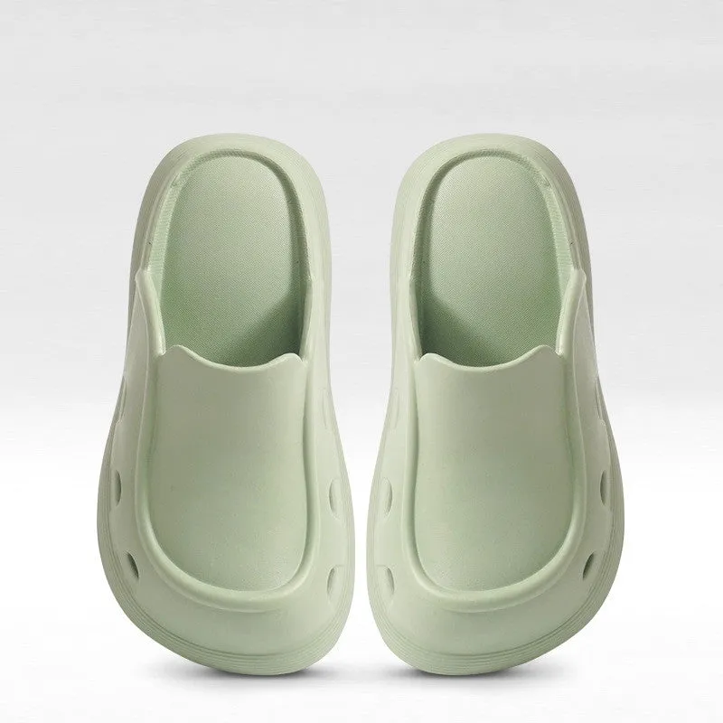Baotou Thick Bottom Fashion Slippers Outerwear Home Shoes EVA Non-slip Casual Beach Shoes