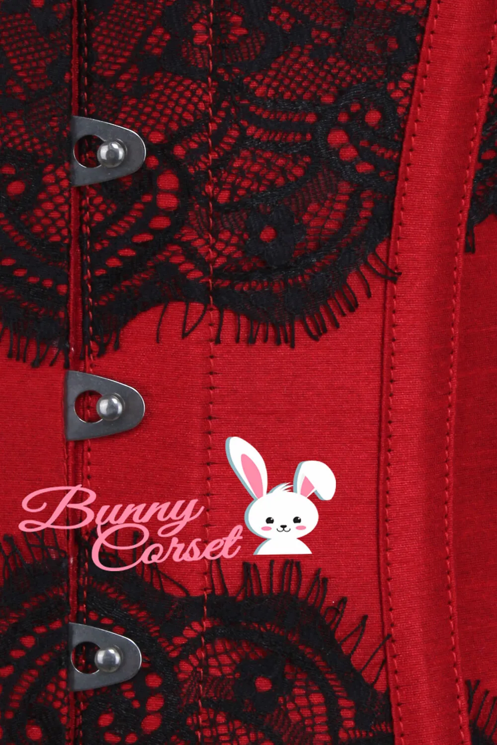 Barrett Red Waspie Underbust Corset