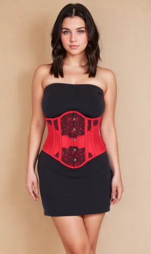 Barrett Red Waspie Underbust Corset