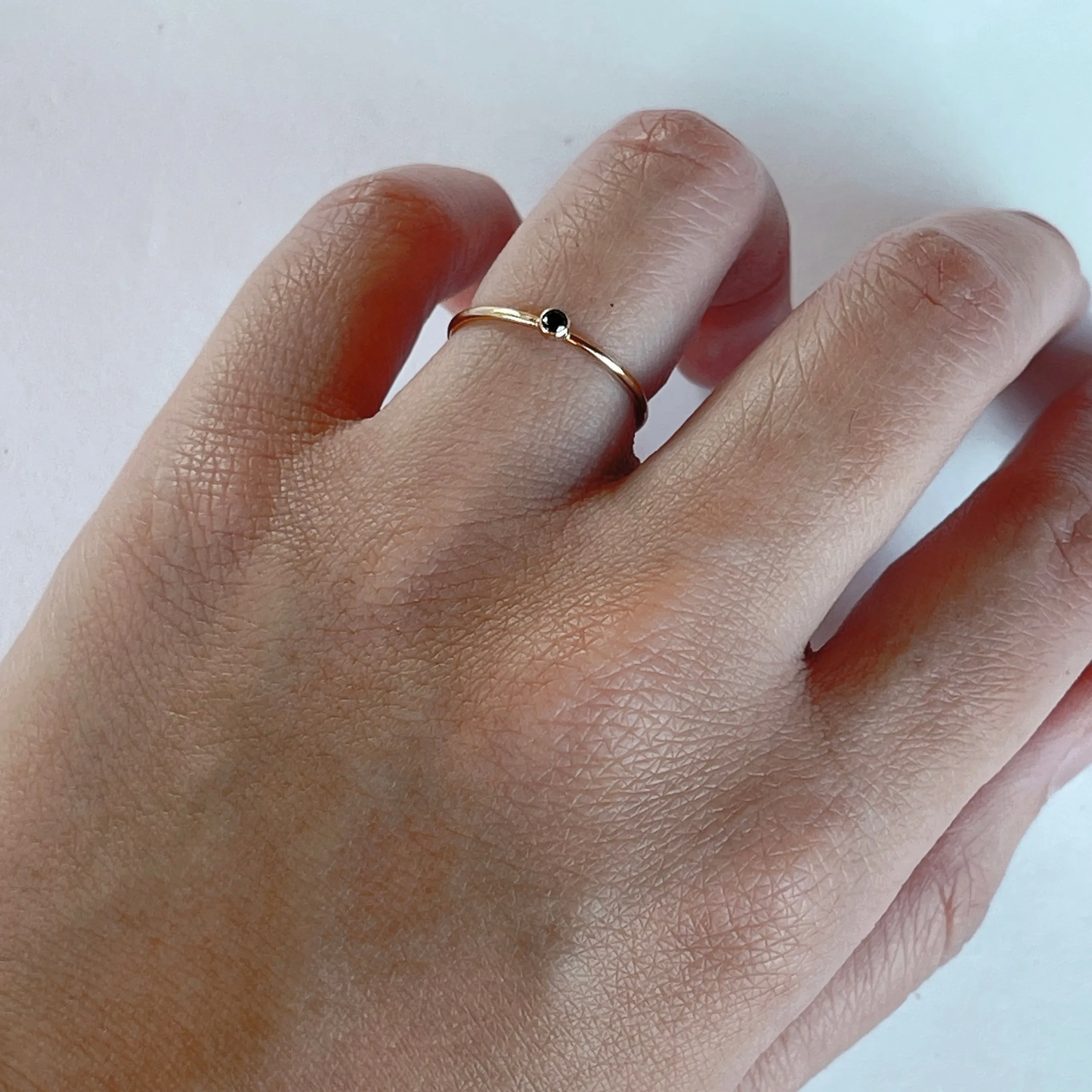 Bezel Ring | Black