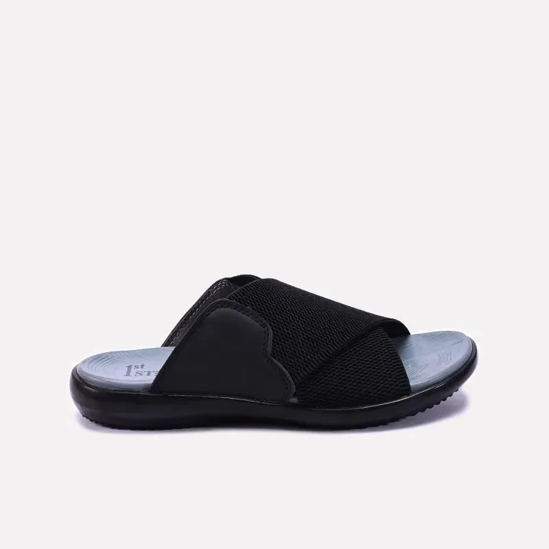Black Comfy Slippers 0150980