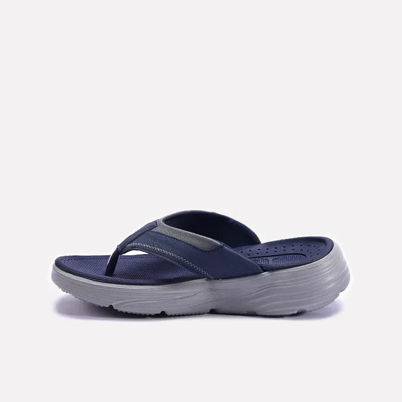 Blue Comfy Sports Slippers For Men 0151097