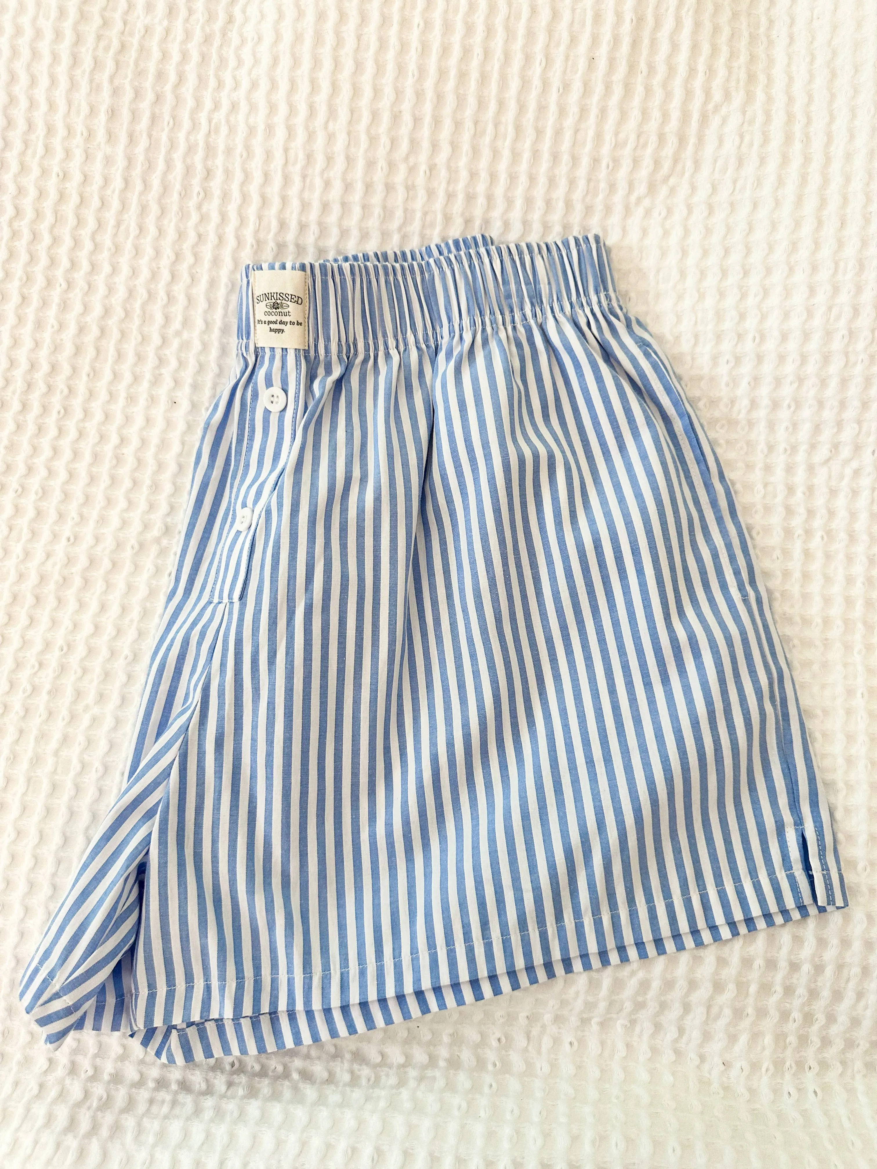 Blue Stripes Everyday Sunkissed Boxer Shorts