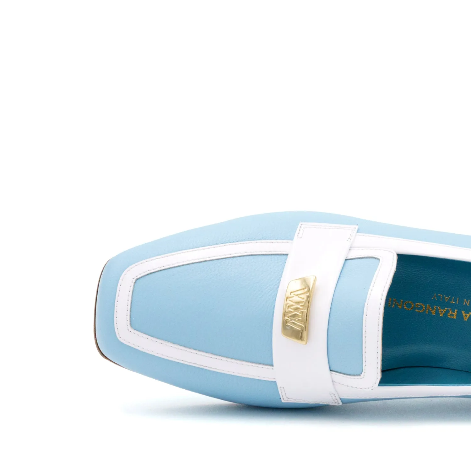 Briseide Flat Loafer with Logo Bit