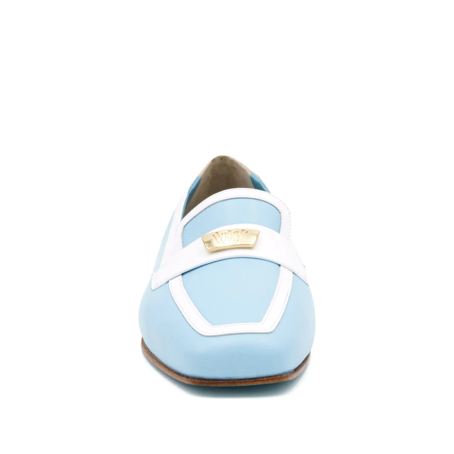 Briseide Flat Loafer with Logo Bit