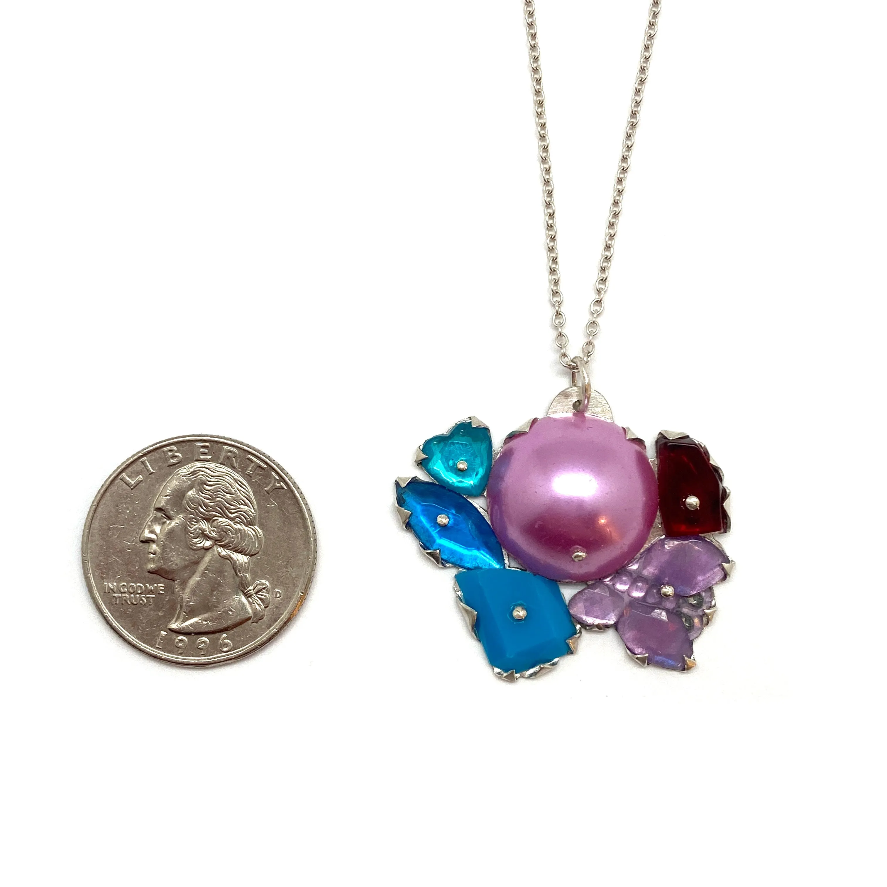 Butterfly Pearl Necklace
