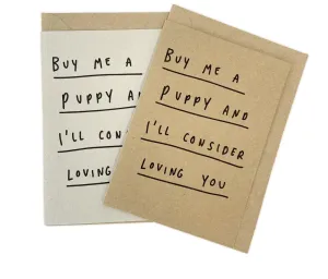 Buy Me A Puppy