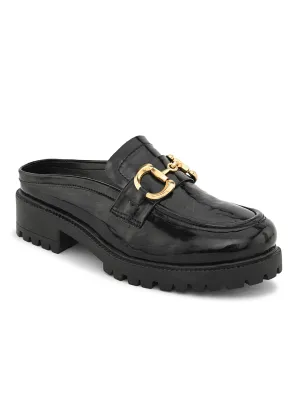 CARLO ROMANO BY WASAN BLACK COLOUR MULES FOR WOMEN