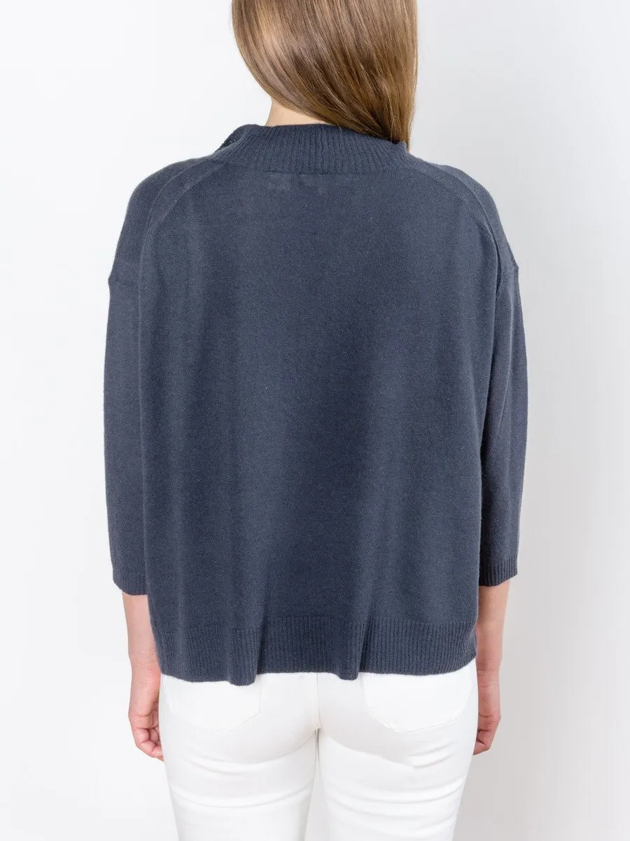 cashmere pullover - dusk