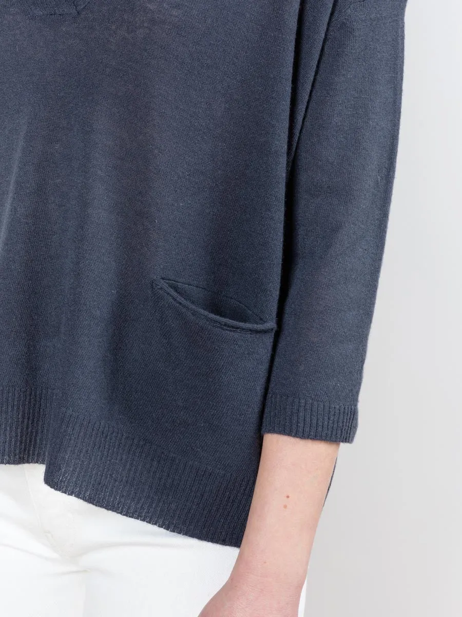 cashmere pullover - dusk