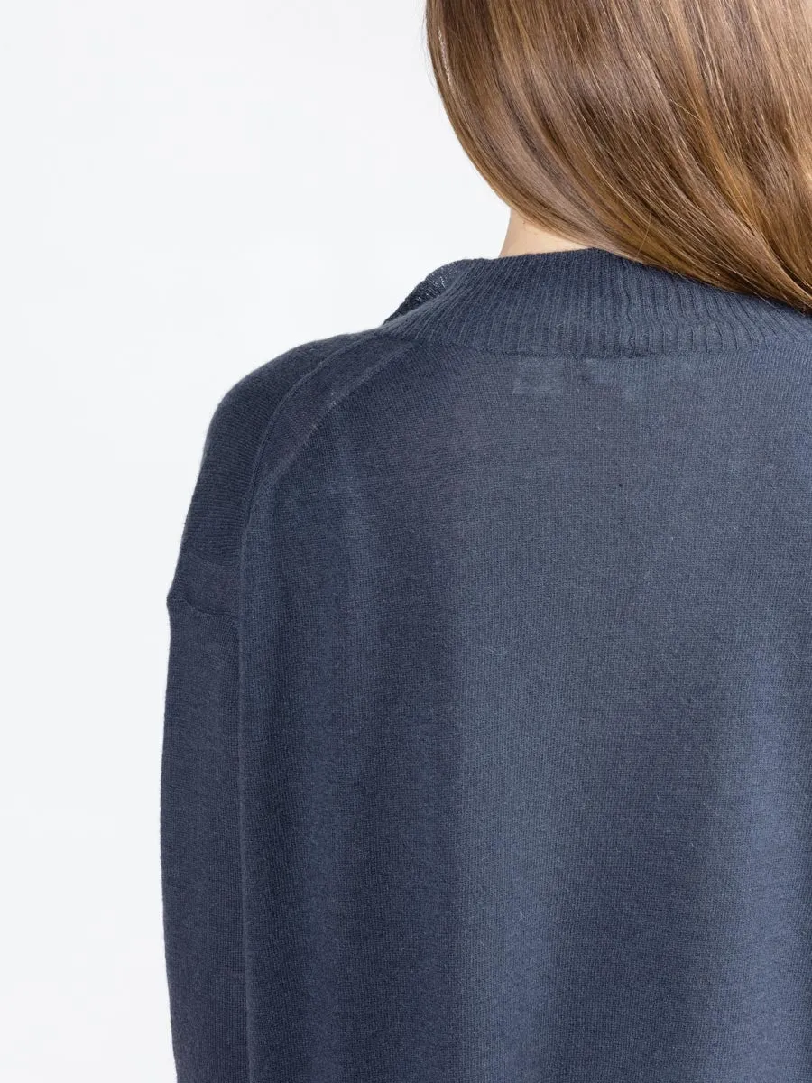 cashmere pullover - dusk