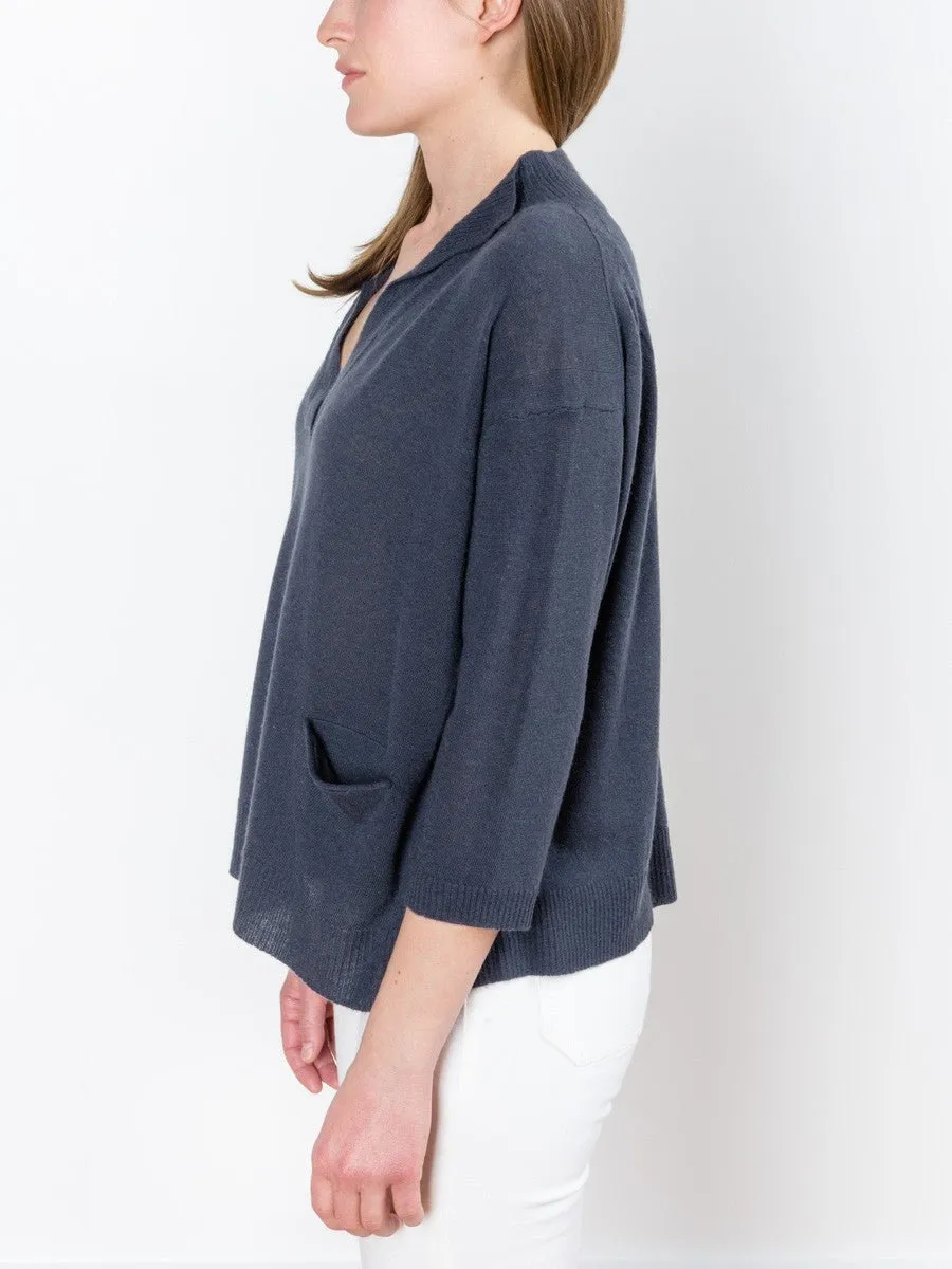 cashmere pullover - dusk