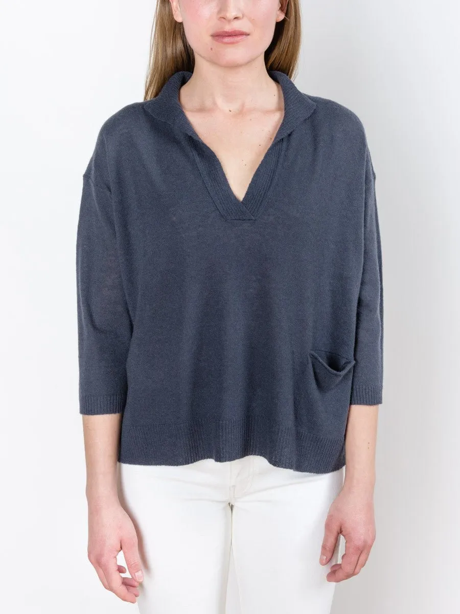 cashmere pullover - dusk