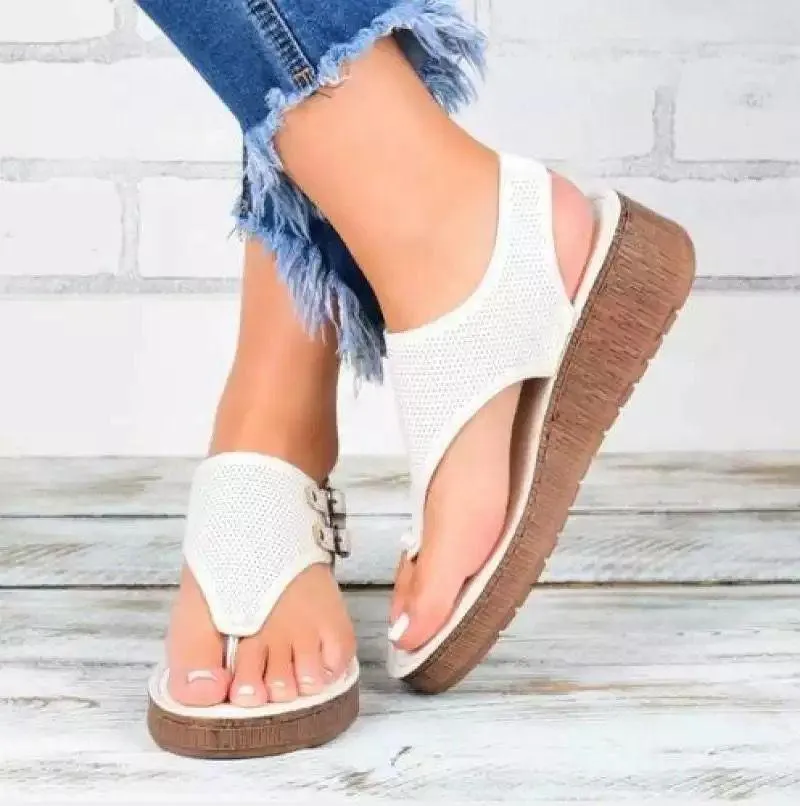 Casual Summer Buckle Platform Shoes