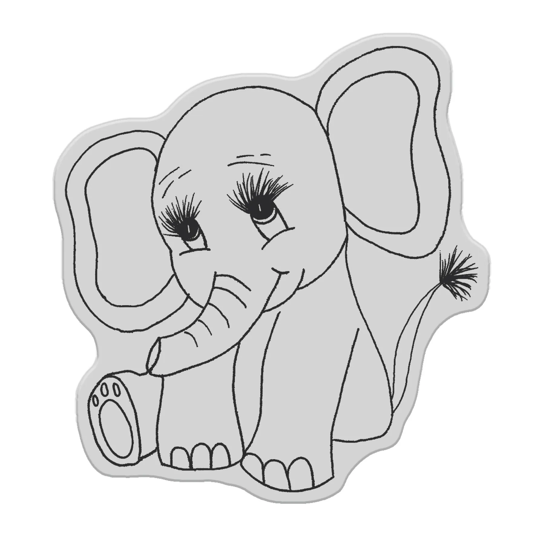 Chloes Creative Cards Photopolymer Stamp Set (A6) -  Baby Elephant