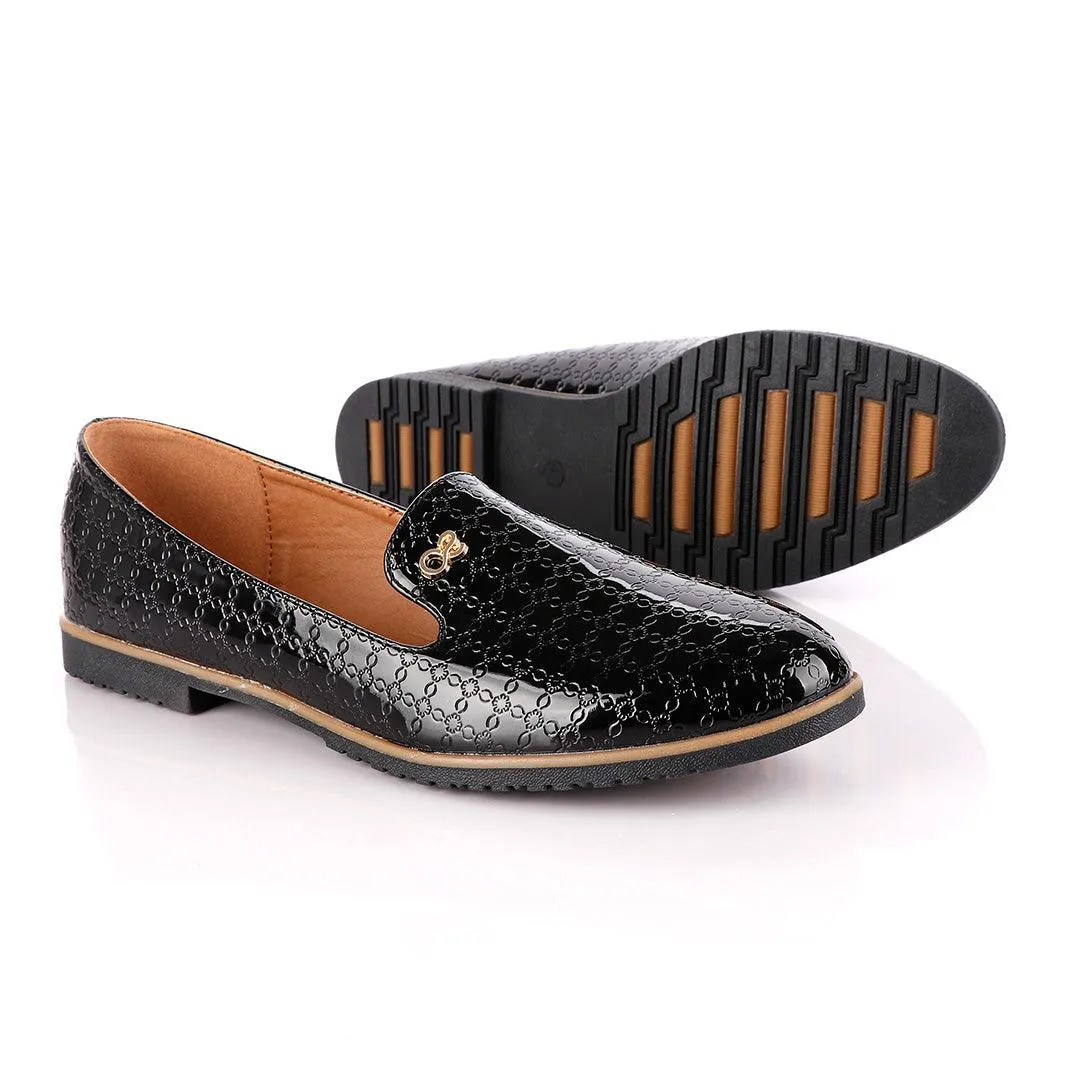 Classic Geerte Design Wetlips Cover Black Flat Shoe