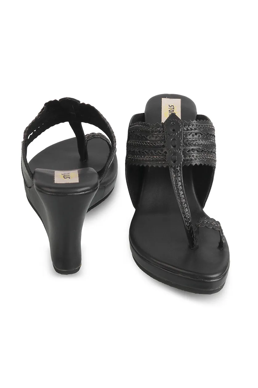 Classic High K Wedge Black