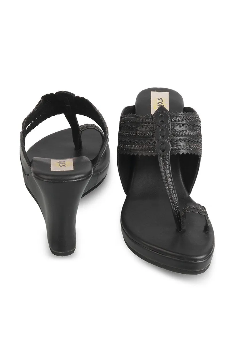 Classic High K Wedge Black