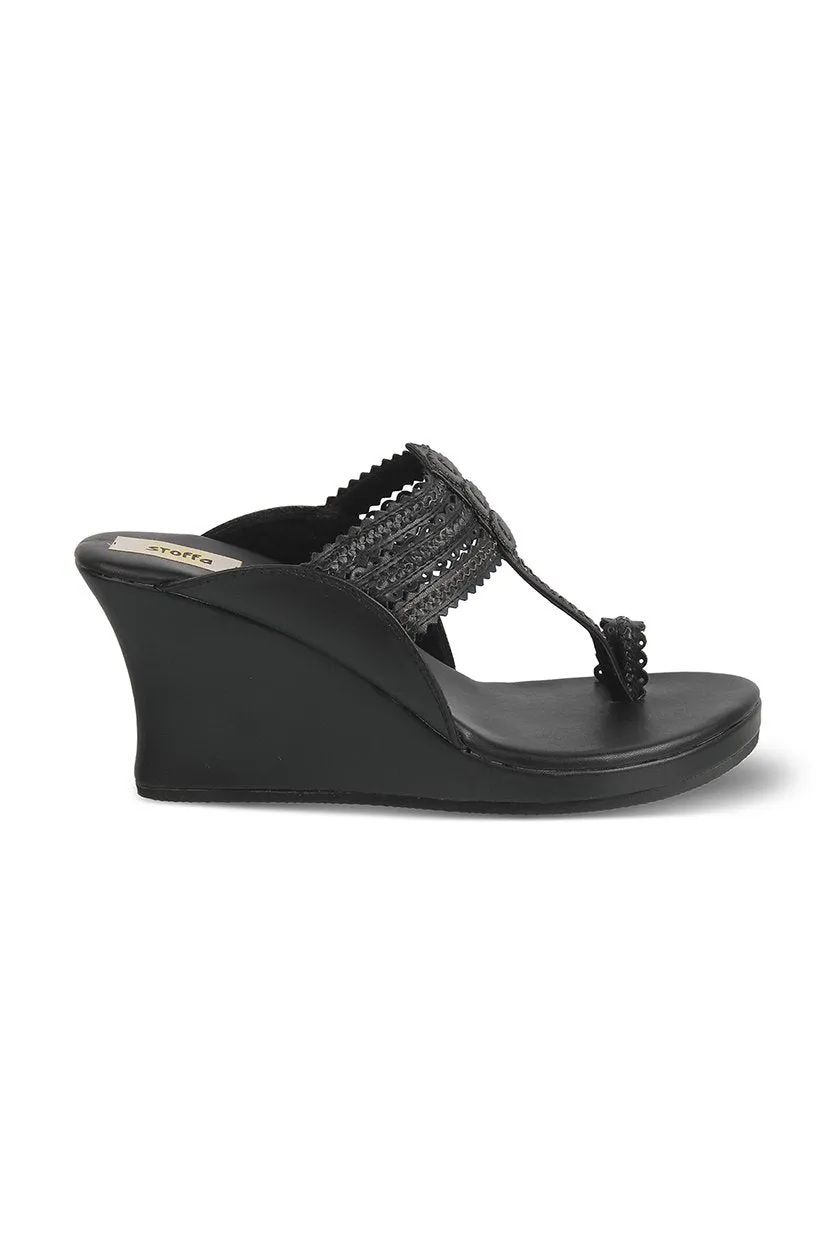Classic High K Wedge Black