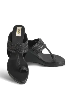 Classic High K Wedge Black