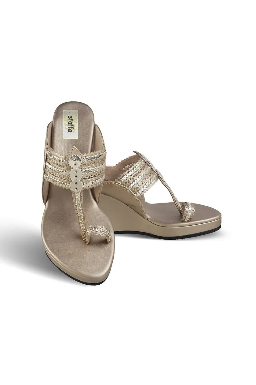 Classic High K Wedge Camel