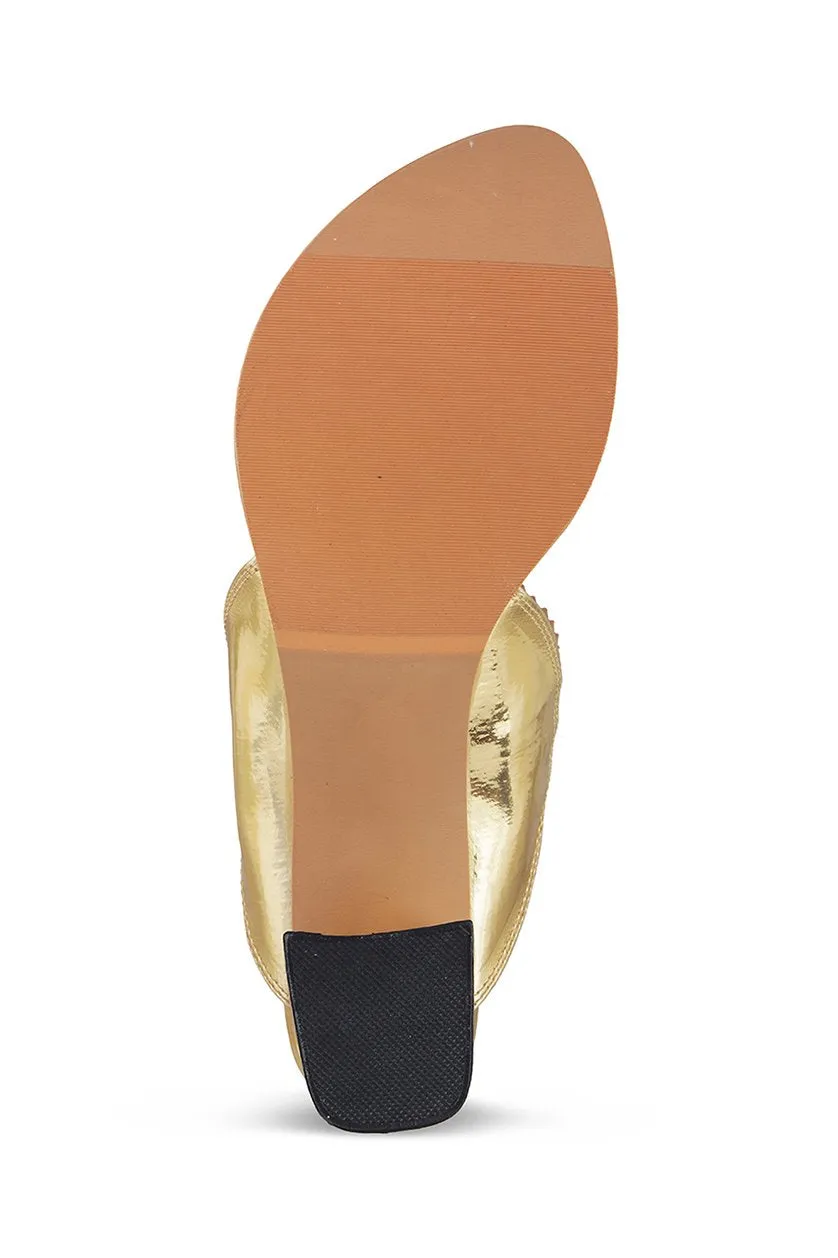 Classic K Block Heel Black
