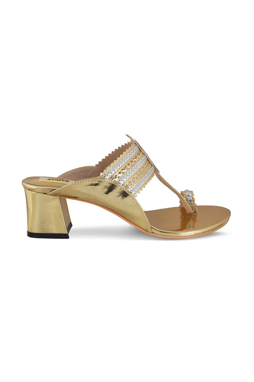 Classic K Block Heel Black