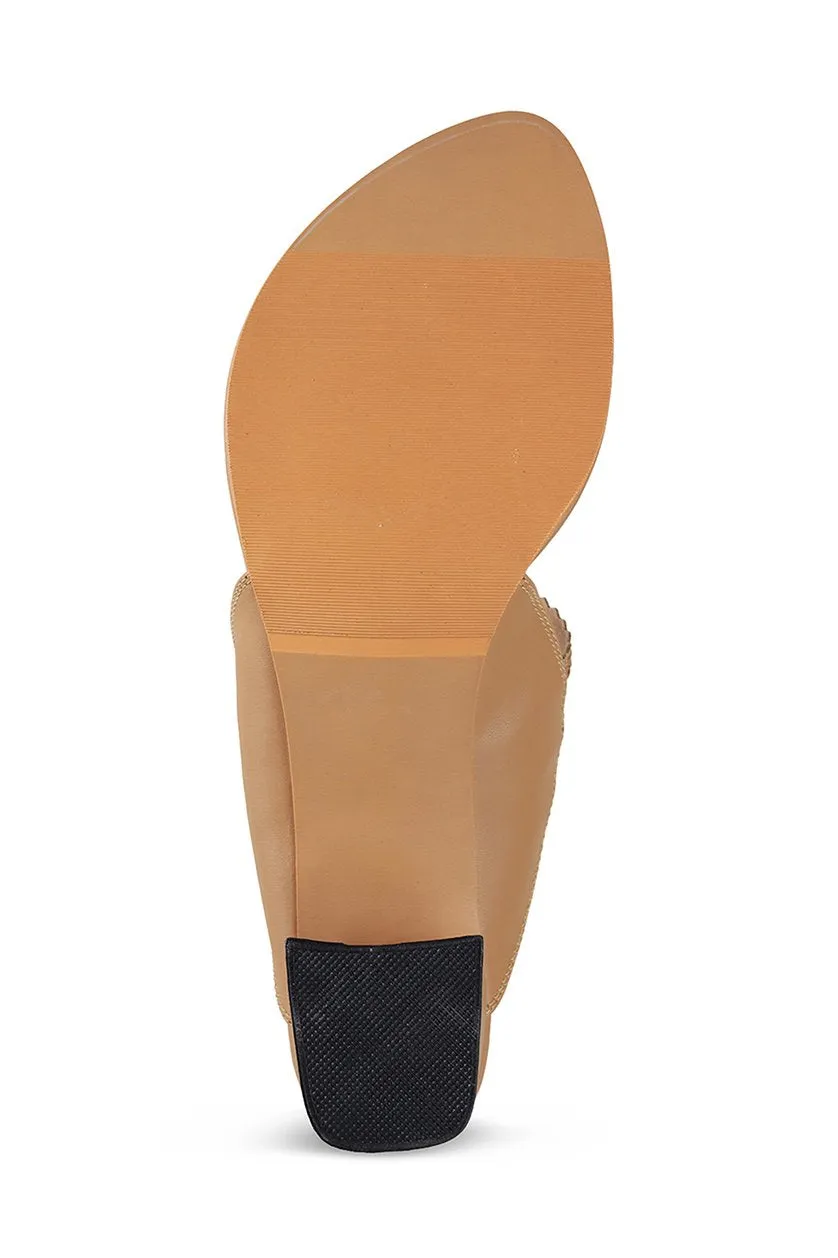 Classic K Block Heel Black