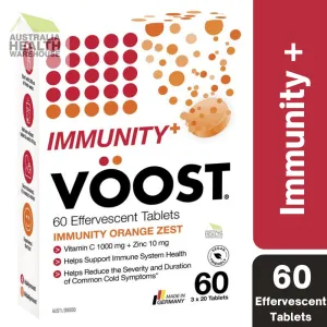 [CLEARANCE Expiry: 04/2025] Voost Immunity Orange Zest Effervescent 60 Tablets