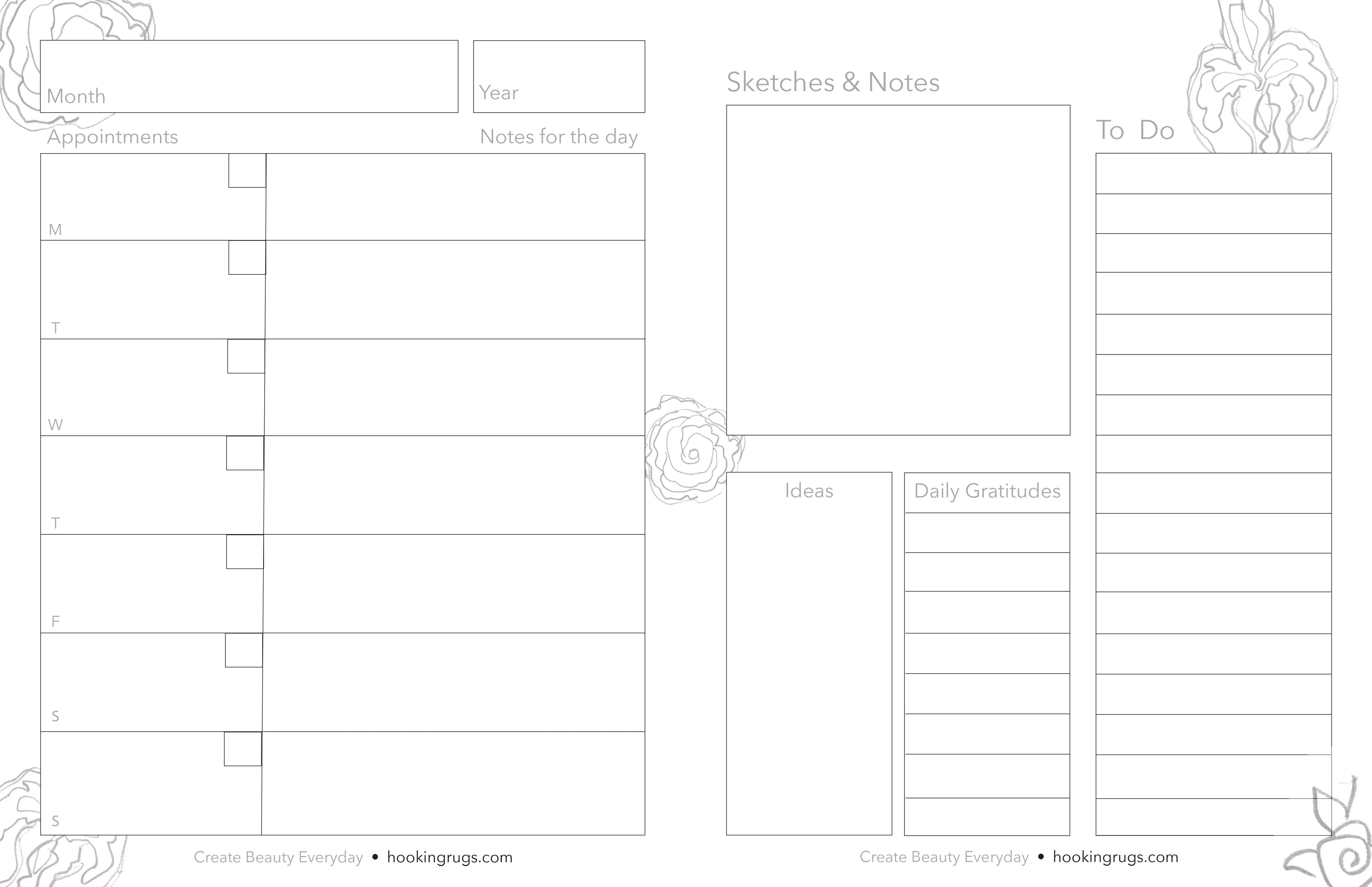 Create Beauty Everyday Studio Diary