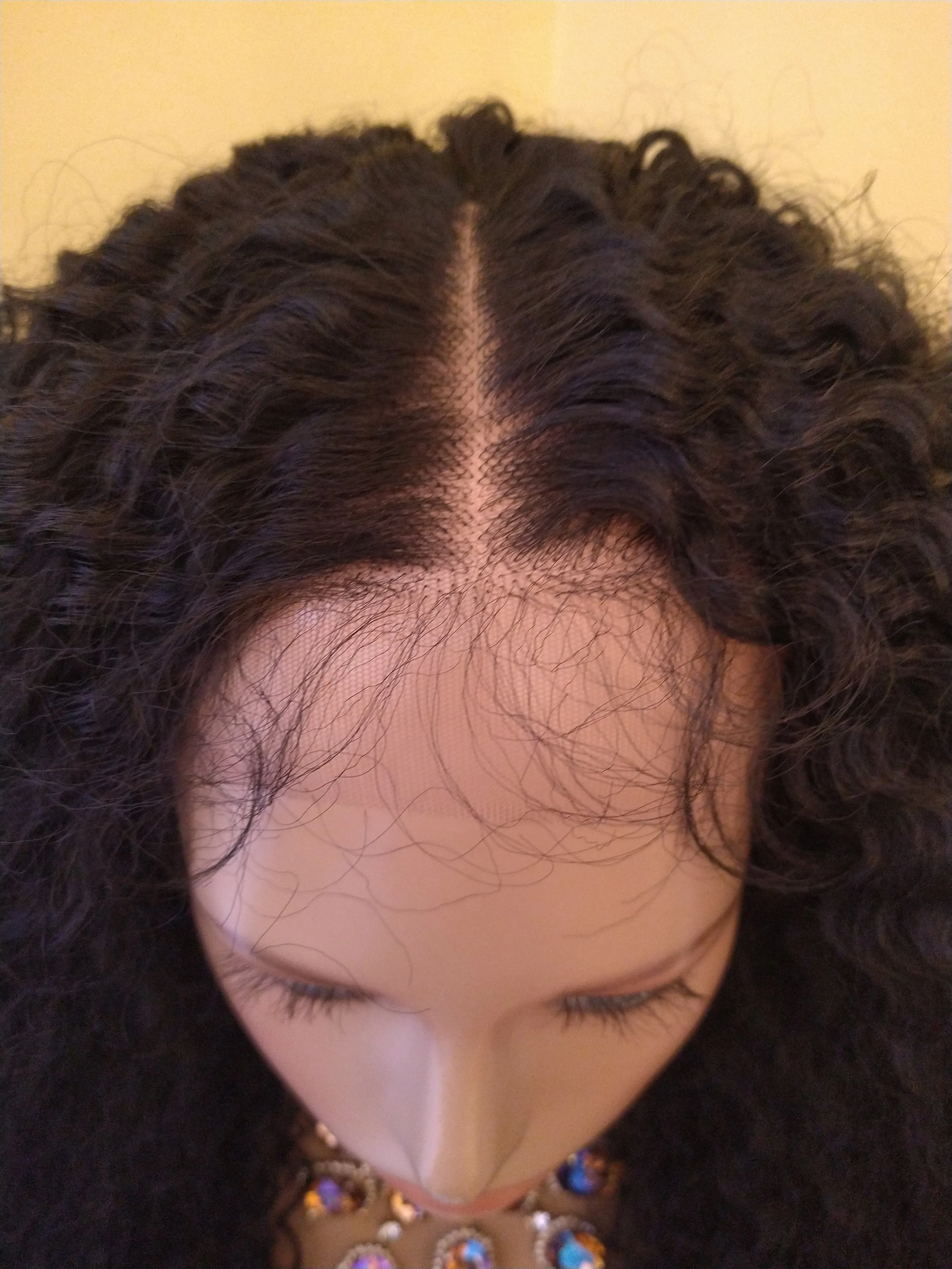 Curly Lace Front Wig | HD Lace Human Hair Blend Wig | African American Wig | Glory Tress Wigs | MAJESTIC